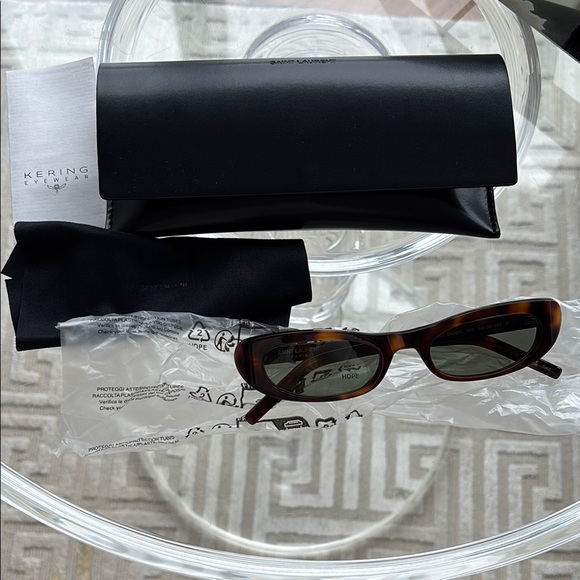 BNWT Saint Laurent Tortoise Shell Sunglasses - Picture 1 of 6